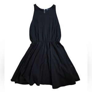 GAP Black Sleeveless Fit-and-Flare Dress